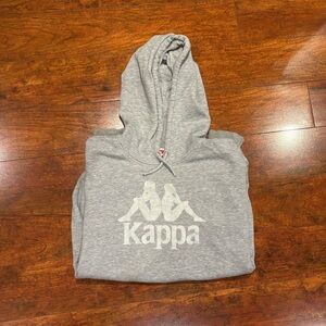 Kappa Light Gray Pullover Hoodie